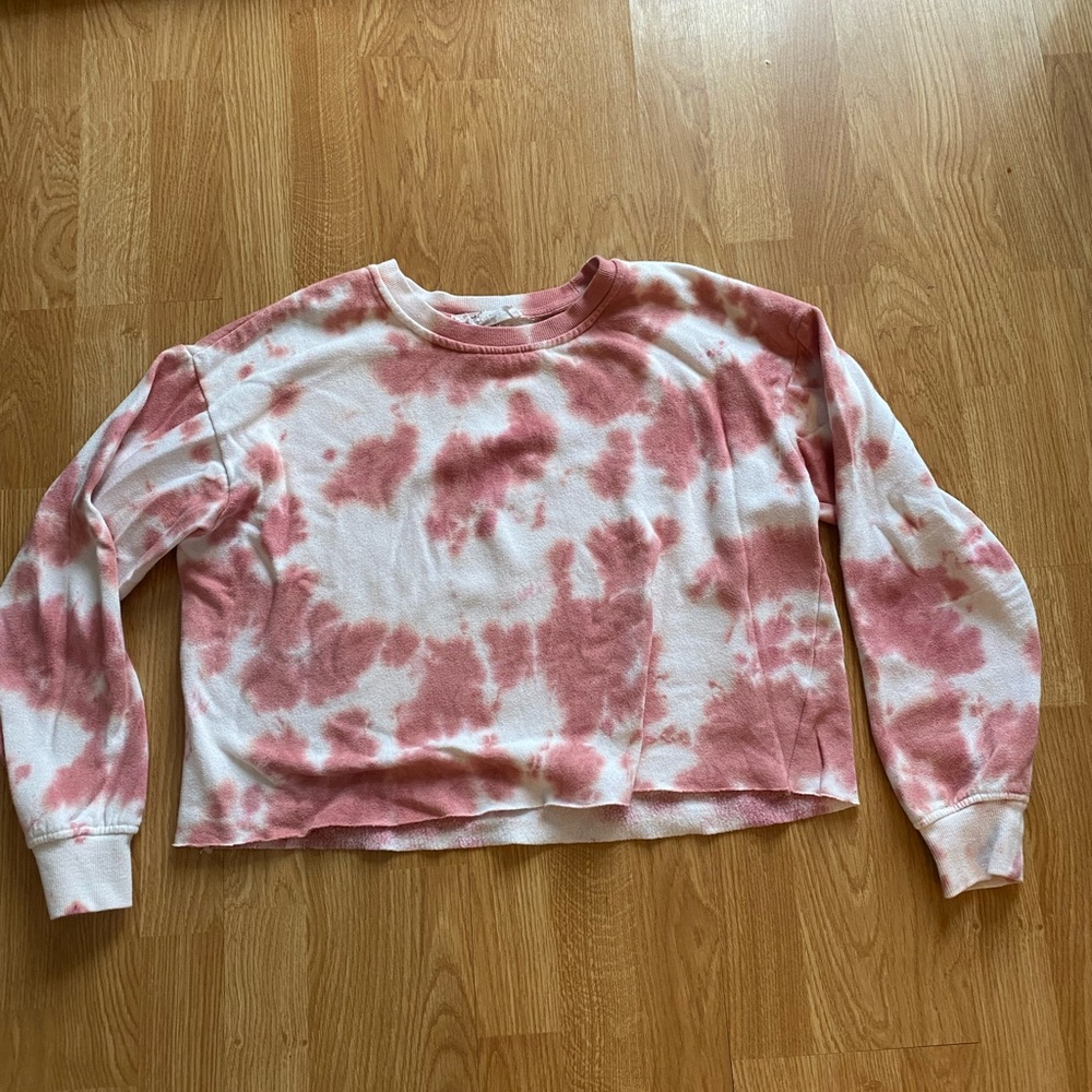 Tie Dye Cropped Cozy Sweatshirt